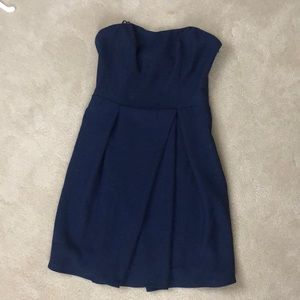 19 Cooper Strapless Navy Dress